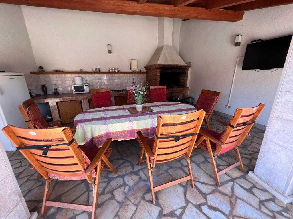 Kuchyň nebo kuchyňský kout v ubytování Villa Marica Primošten