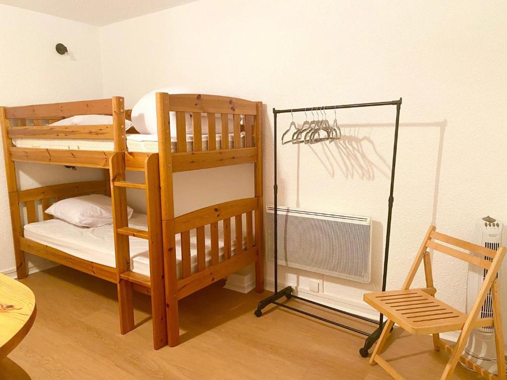 Posteľ alebo postele v izbe v ubytovaní Duplex 6 pers avec balcon plein sud à Villard-de-Lans, proche village et navettes gratuites - FR-1-515-130