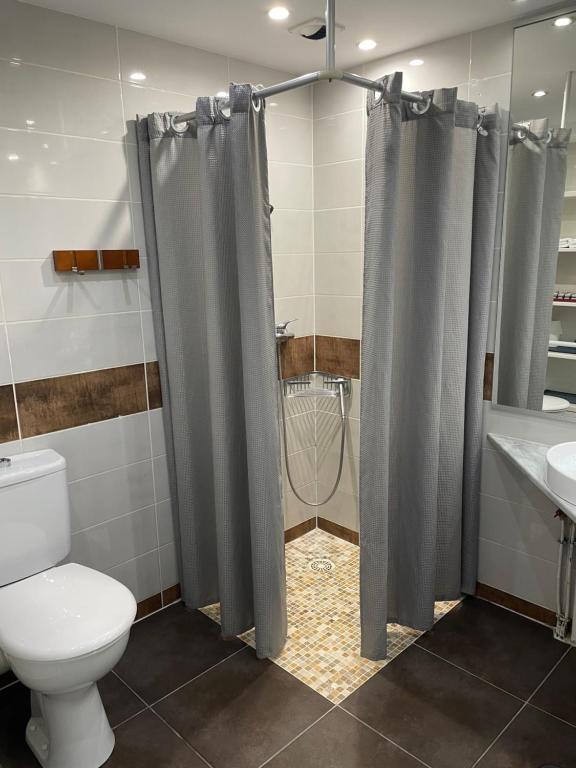 Koupelna v ubytování L'Abribis