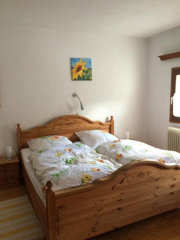 Postel nebo postele na pokoji v ubytování Pension Brixen im Thale