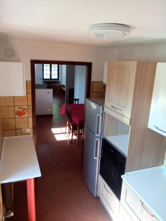 Kuchyň nebo kuchyňský kout v ubytování MAISON BLANC