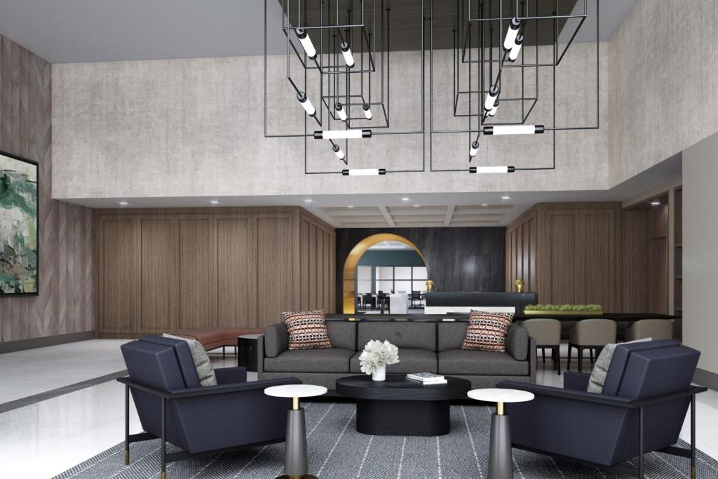 Posezení v ubytování Global Luxury Suites at Capitol Hill