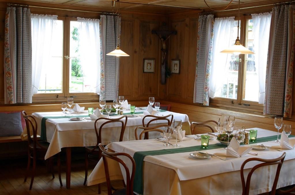 Restoran ili drugo mesto za obedovanje u objektu Krone Hittisau - Hotel & Restaurant im Bregenzerwald
