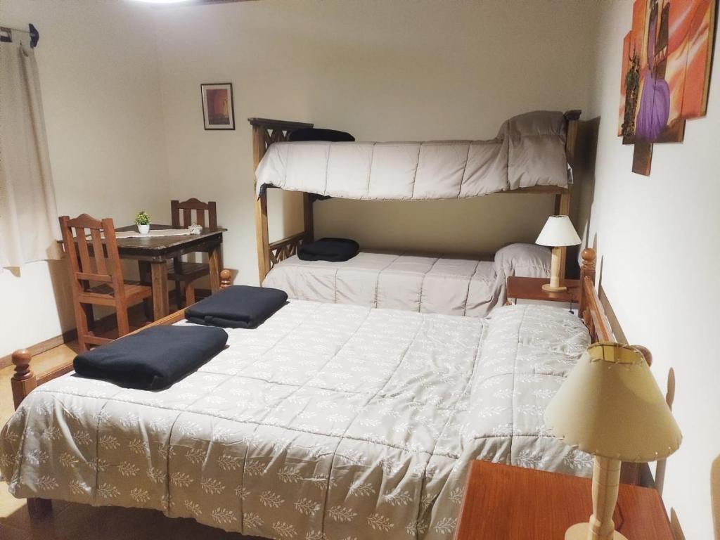 Postel nebo postele na pokoji v ubytování Posada del Ñireco