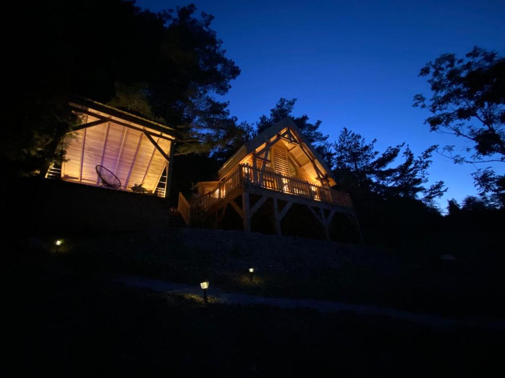 Zahrada ubytování Chalet l'Empreinte