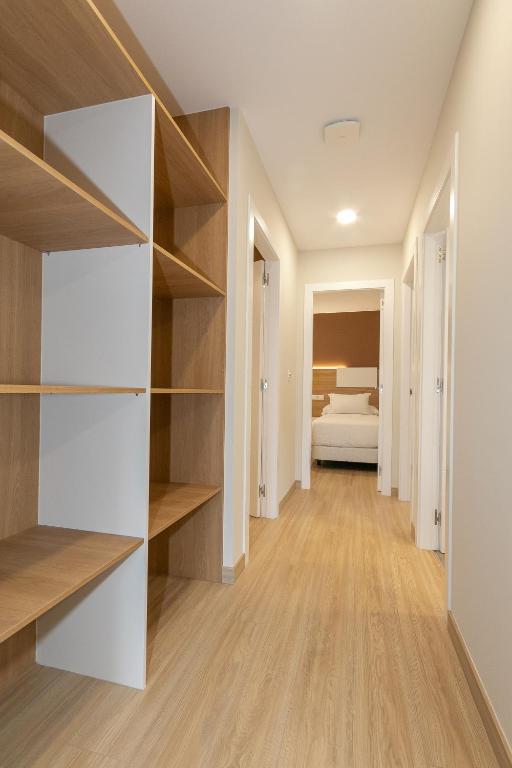 Postel nebo postele na pokoji v ubytování Palacios 30, Playa Nanín