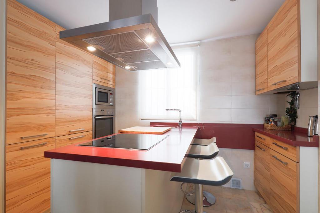 Kuchyň nebo kuchyňský kout v ubytování Fantástico duplex 2 terrazas 3 habitaciones 2 baños