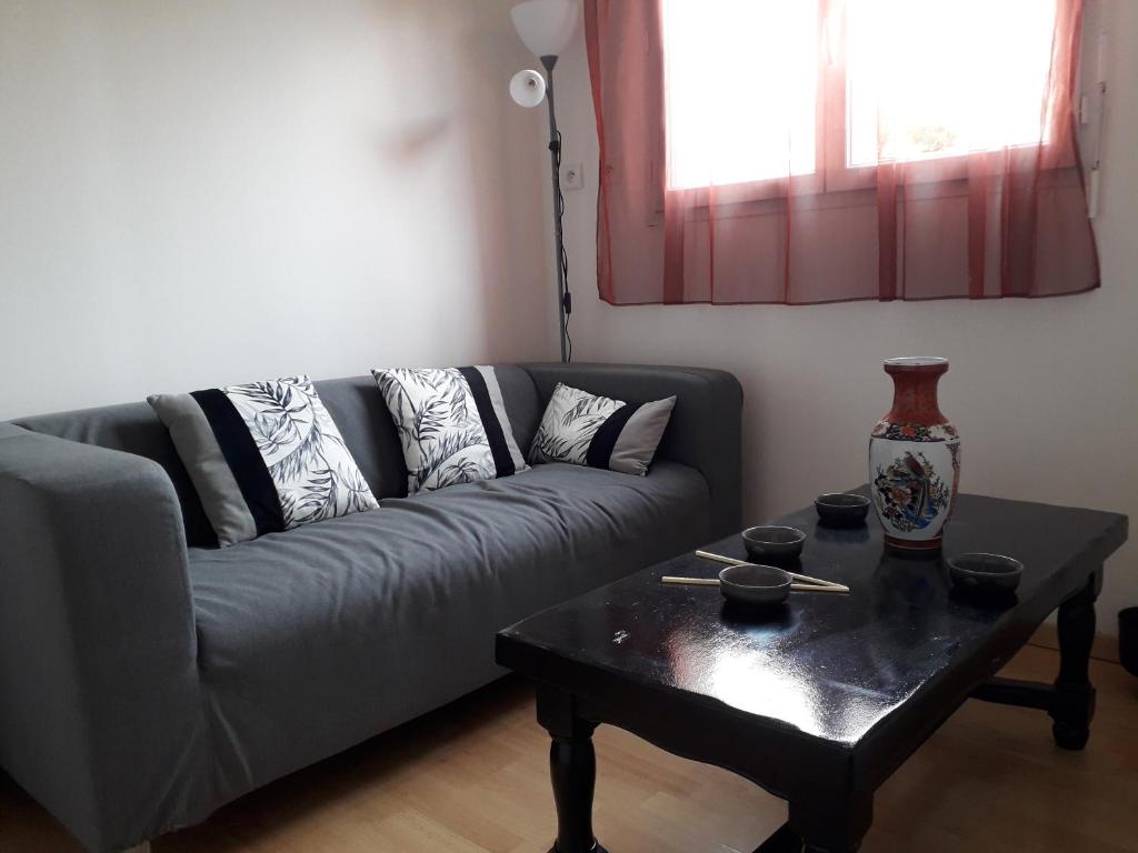 Posezení v ubytování Chambre Is