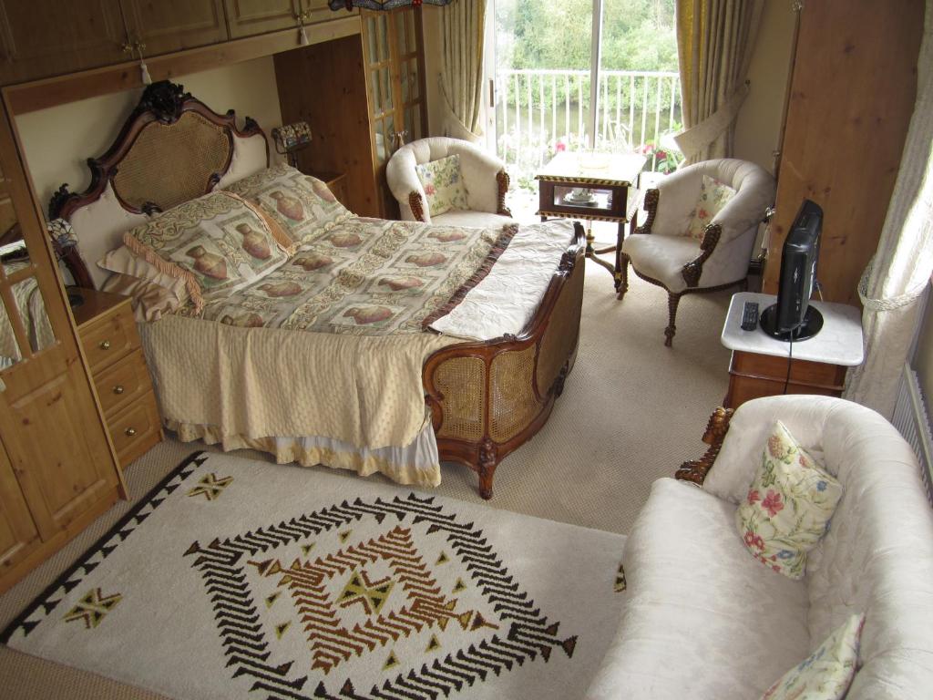Postel nebo postele na pokoji v ubytování Killyon Guest House