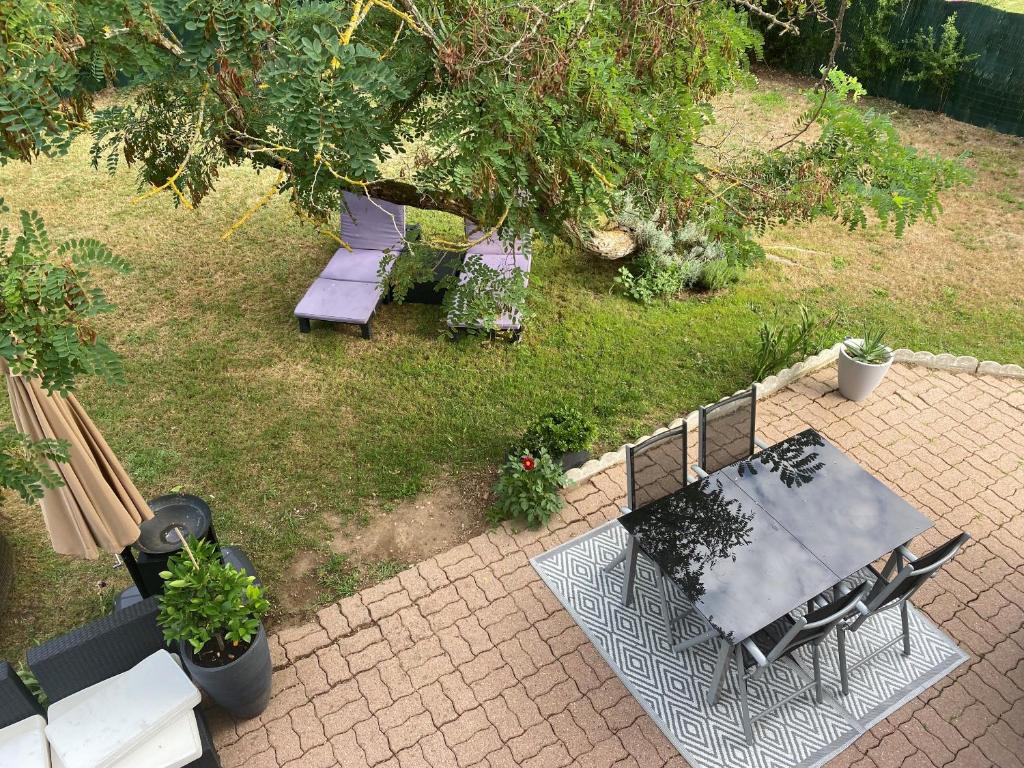 Zahrada ubytování Le gîte de Delphine