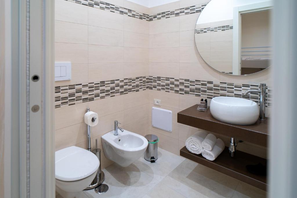 Koupelna v ubytování Le margherite B&B