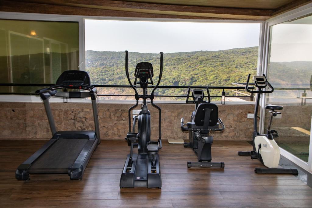 Fitness centrum a/nebo fitness zařízení v ubytování Bella Vista Mahabaleshwar