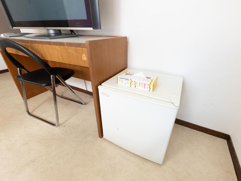 TV a/nebo společenská místnost v ubytování Tabist Business Hotel Kanazono Gifu