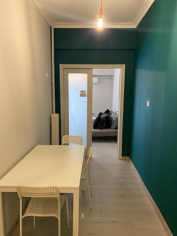 Posteľ alebo postele v izbe v ubytovaní Aris Apartment