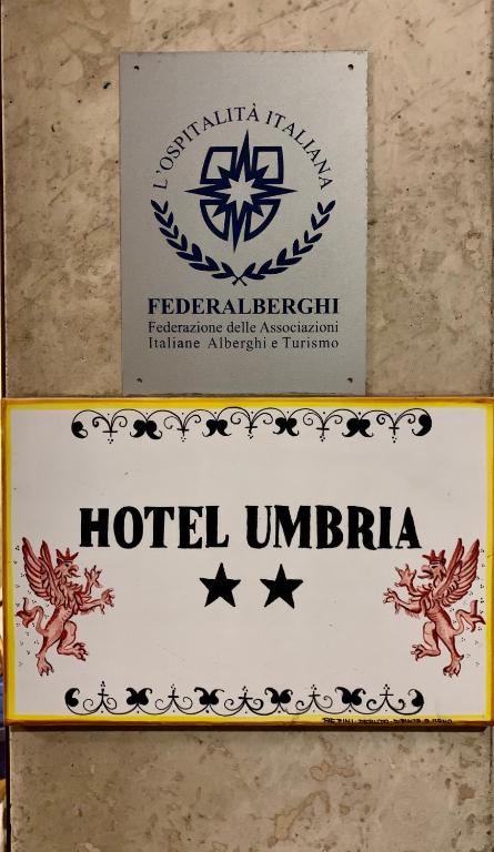 Certifikát, ocenenie alebo iný dokument vystavený v ubytovaní Hotel Umbria