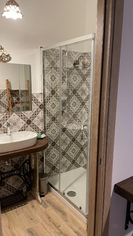 Koupelna v ubytování Agriturismo Borgo Furma