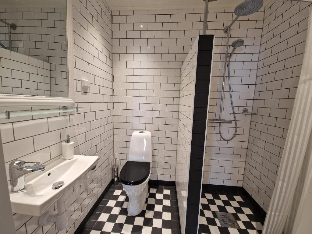 Koupelna v ubytování Nääs Slott