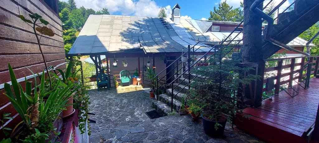 Bygningen som feriegården ligger i