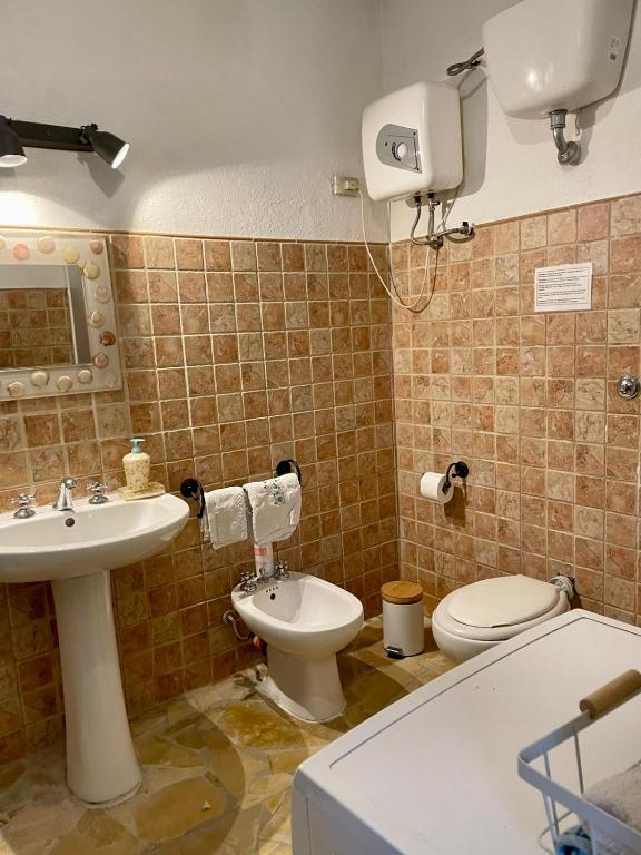Kúpeľňa v ubytovaní Villa Chiara a Torre delle Stelle