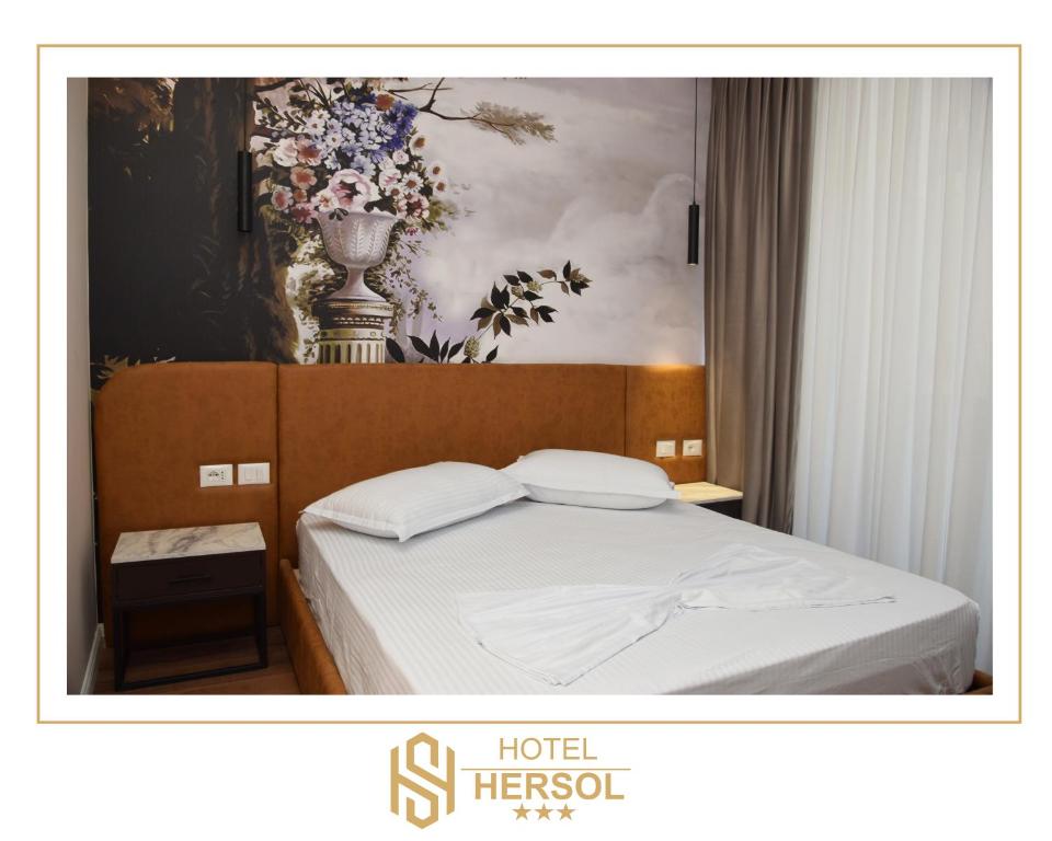 Postel nebo postele na pokoji v ubytování HOTEL HERSOL