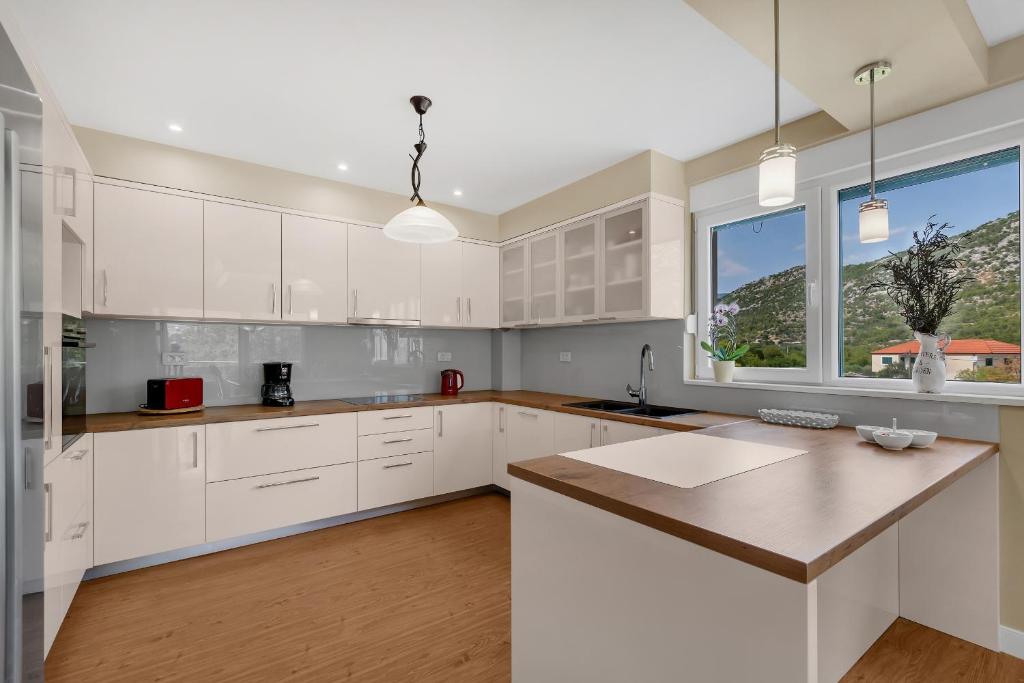 Kuchyňa alebo kuchynka v ubytovaní Apartments White House Rastovac