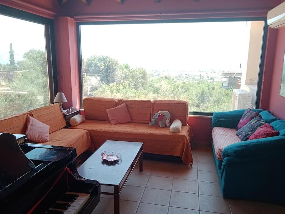 Posedenie v ubytovaní Loft apartment with amazing view