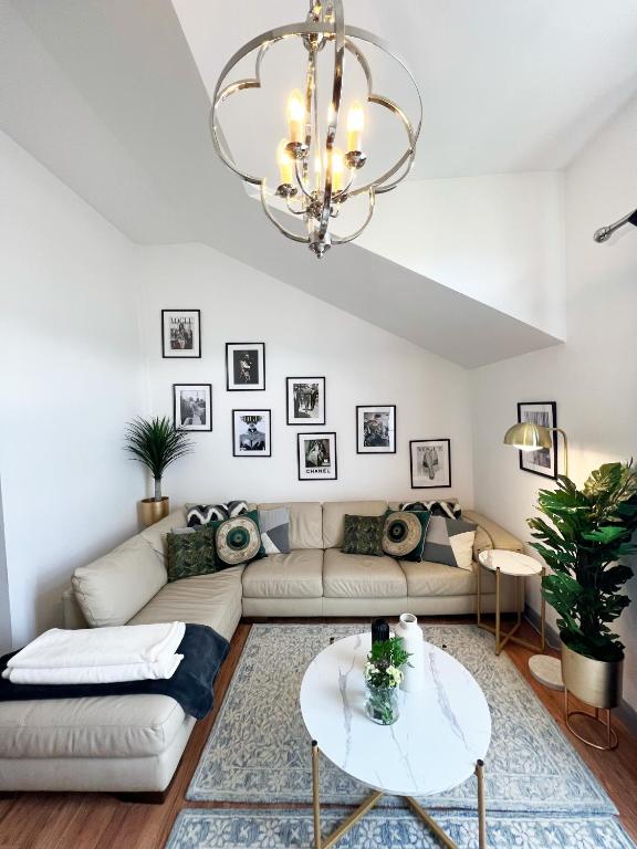 Posezení v ubytování Luxury Belfast Stay