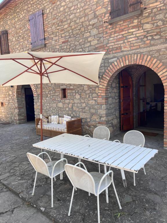 Patio nebo venkovní prostory v ubytování Agriturismo Sanventura