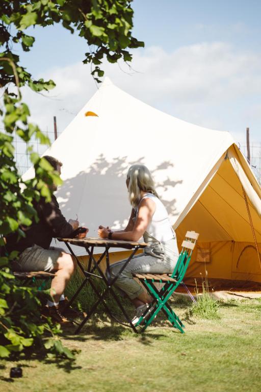 Tented camp Woolton Farm Fruit Garden Bell Tents (Reino Unido