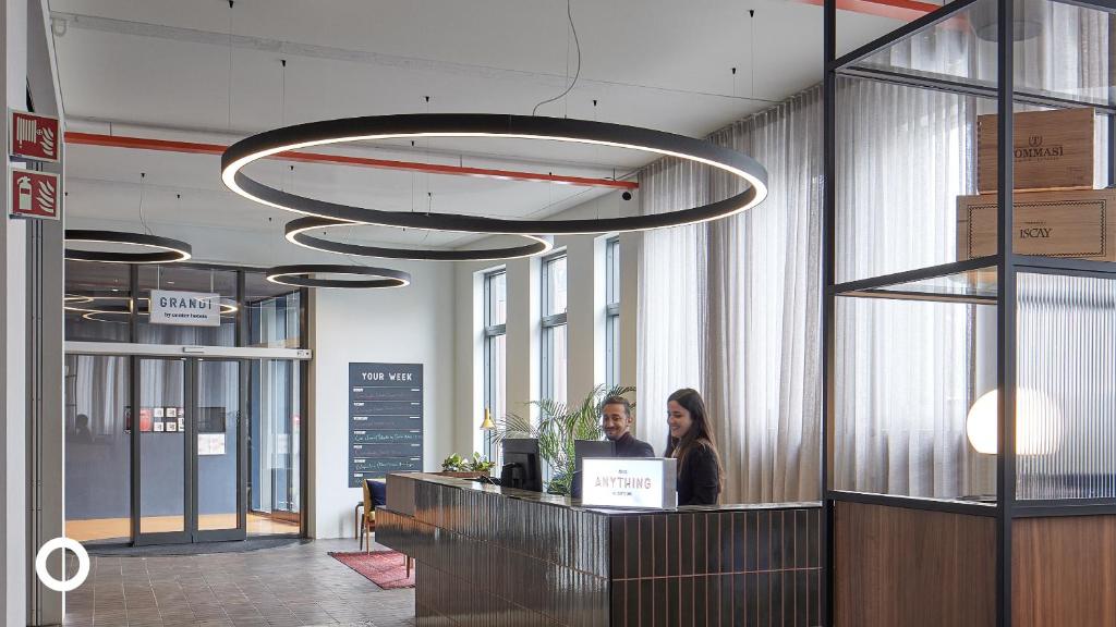 Vstupní hala nebo recepce v ubytování Grandi by Center Hotels
