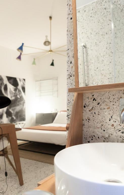 Koupelna v ubytování Hotel Dolomiti