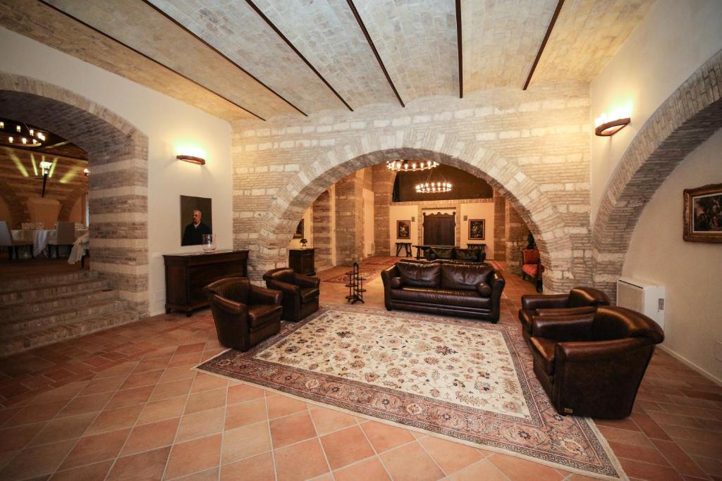 Posezení v ubytování Masseria Pietrafitta