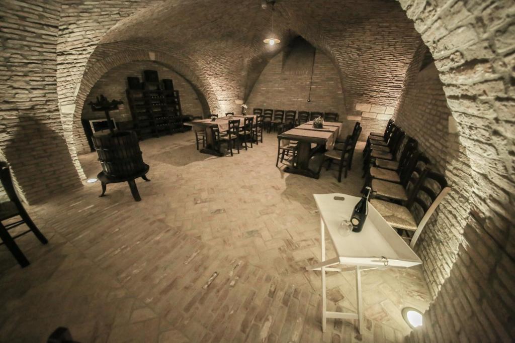 Posezení v ubytování Masseria Pietrafitta