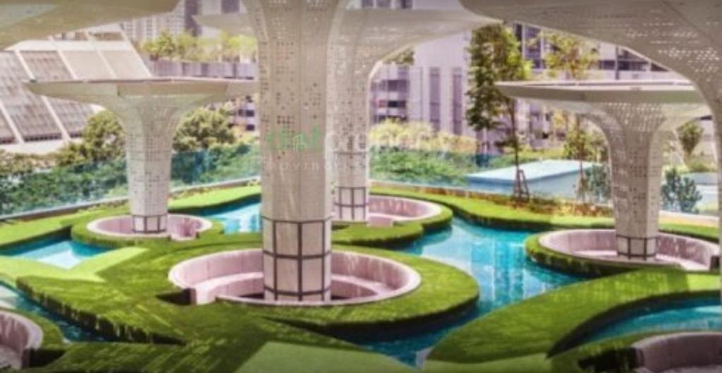 an artist rendering of a water park in a city at Arte Plus Ampang KUALA LUMPUR by Zzzayn in Ampang
