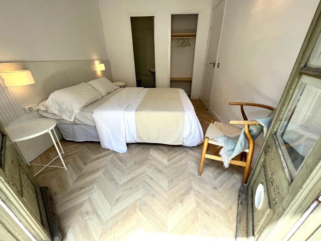 Postel nebo postele na pokoji v ubytování The MO GOTIC