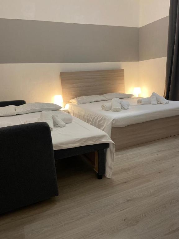 Posteľ alebo postele v izbe v ubytovaní Belli 4 Apartment - Sauna -