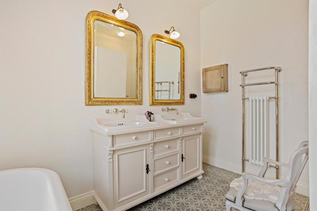 Koupelna v ubytování Huis Potaerde, luxe villa, vakantiewoning - landhuis nabij Brussel