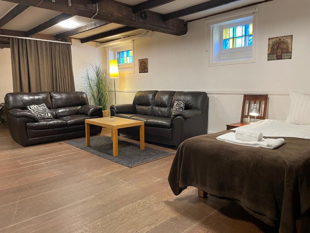 Posezení v ubytování Port Hotel Apartments