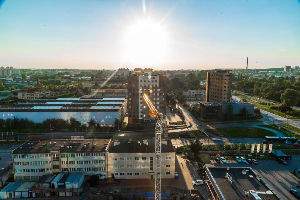 Pohľad z vtáčej perspektívy na ubytovanie Apartament Plaza Tower 14 Piętro