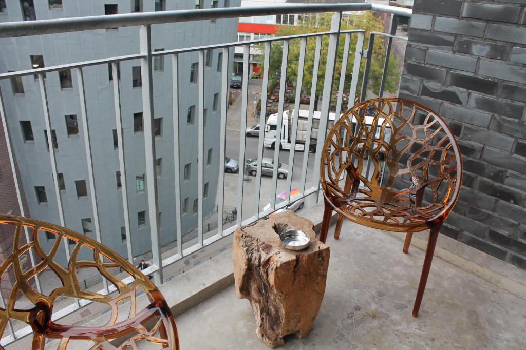 Balkón nebo terasa v ubytování Mondrian Suites Berlin am Checkpoint Charlie