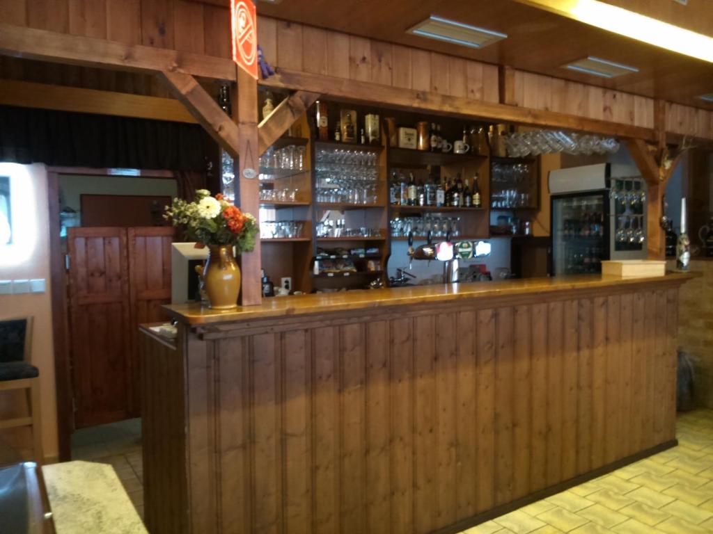 Lounge nebo bar v ubytování Rodinný "Hotel U Můstků"