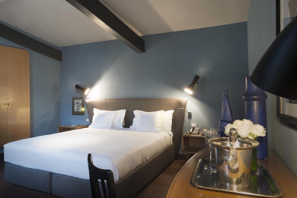Postel nebo postele na pokoji v ubytování Hotel Garibaldi Blu - WTB Hotels