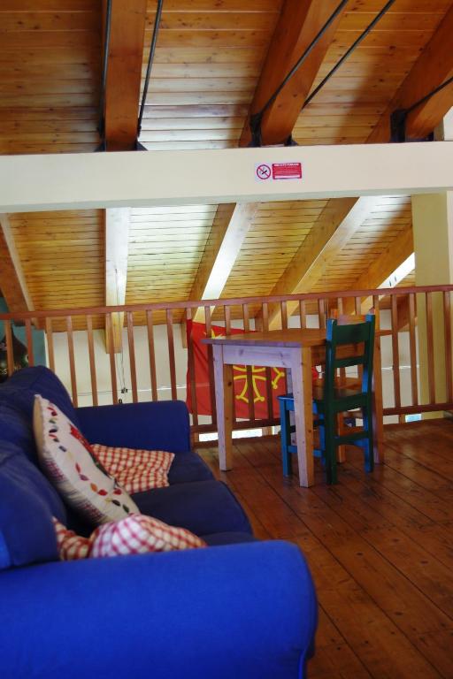 Posezení v ubytování Rifugio Galaberna