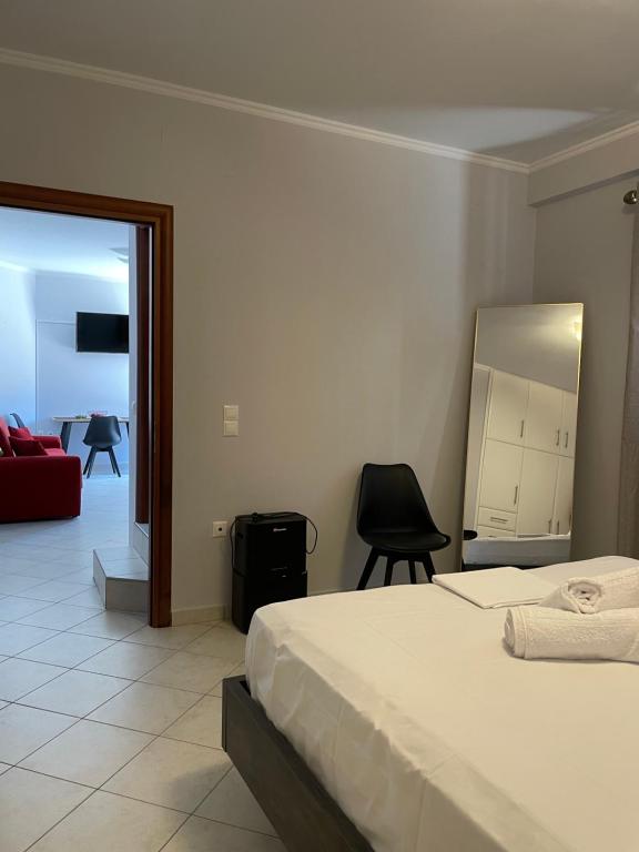 Postel nebo postele na pokoji v ubytování Aria Apartment 2