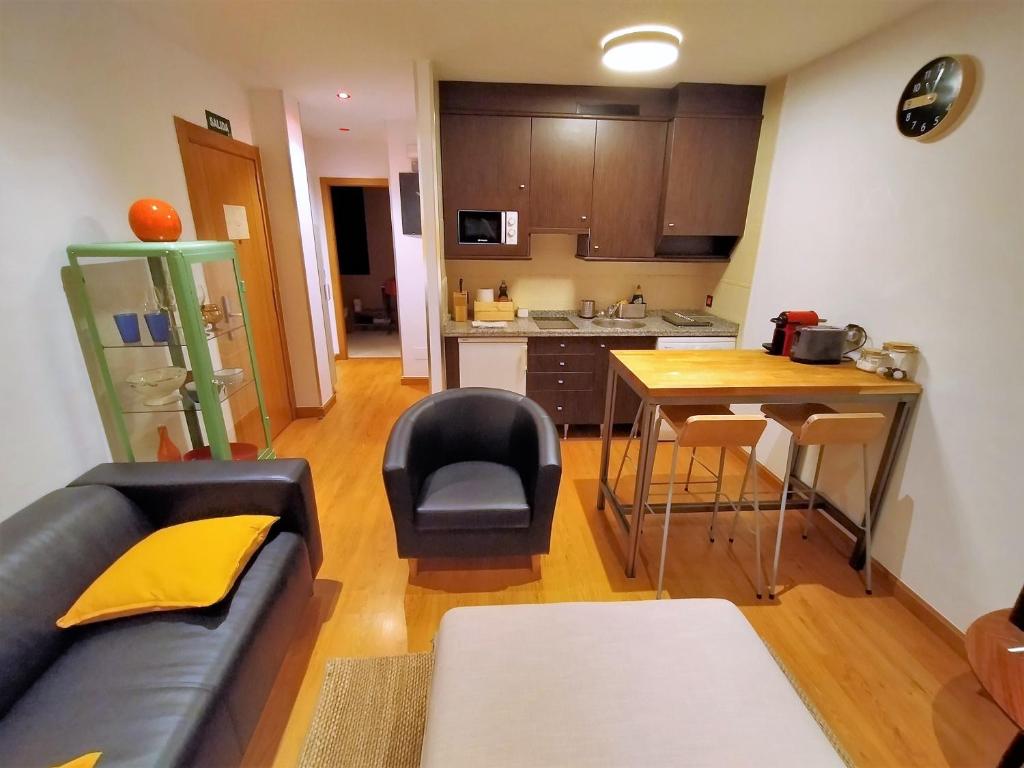 Kuchyň nebo kuchyňský kout v ubytování Lotila Flats Cabañaquinta
