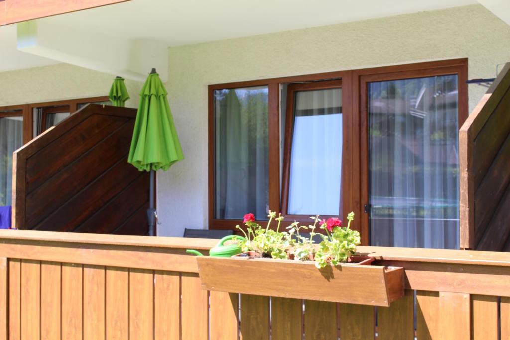 Balkón nebo terasa v ubytování Appartement-Hotel Happy Kienberg