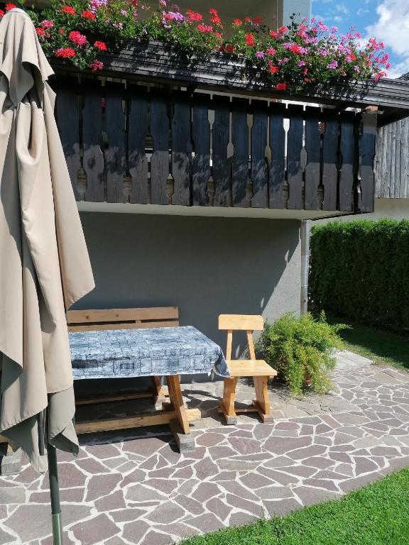 Zahrada ubytování Apartments Koblar