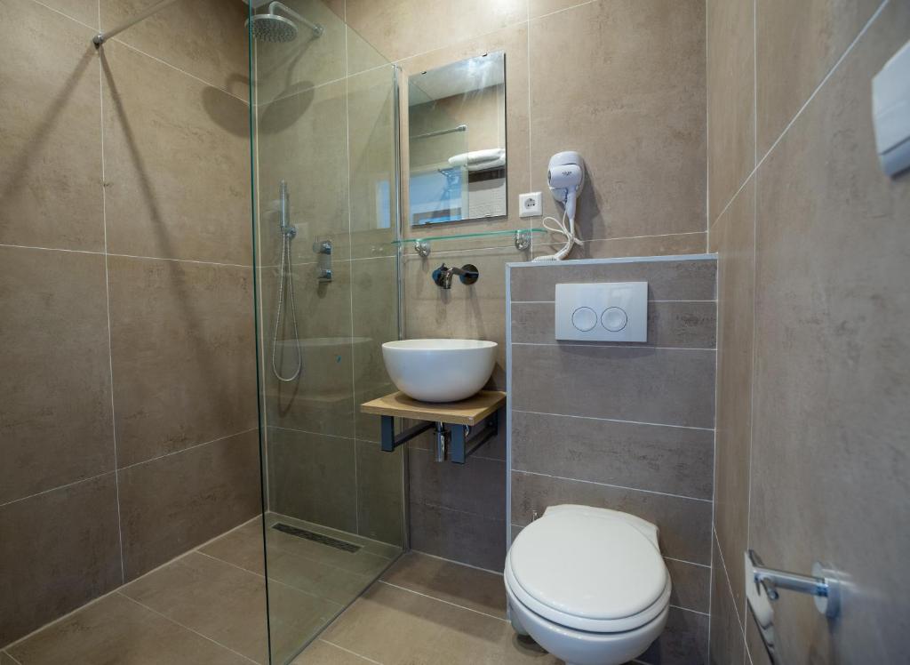 Koupelna v ubytování Hotel Cataleya