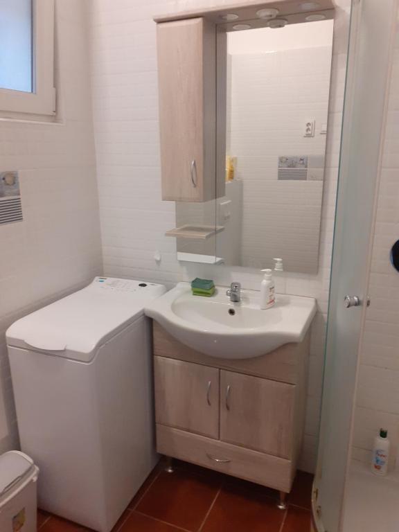 Kúpeľňa v ubytovaní Budapest City Bridge Apartman