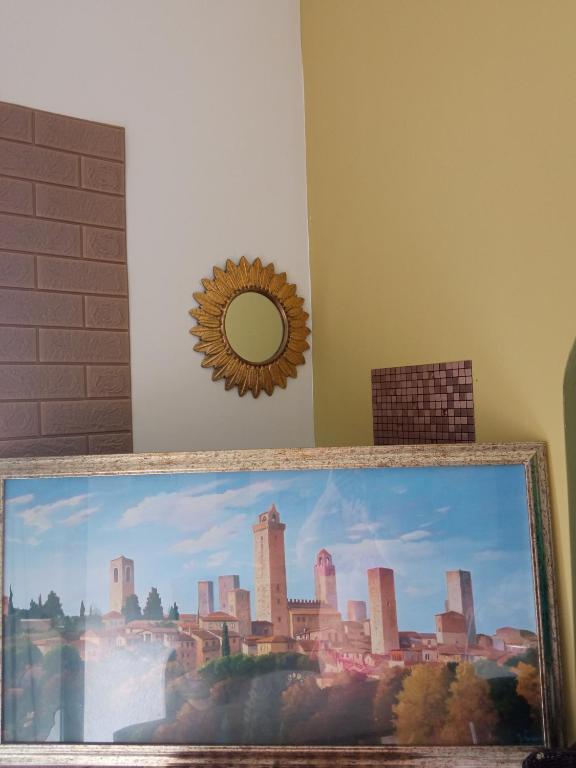 TV a/nebo společenská místnost v ubytování B&b Cleopatra